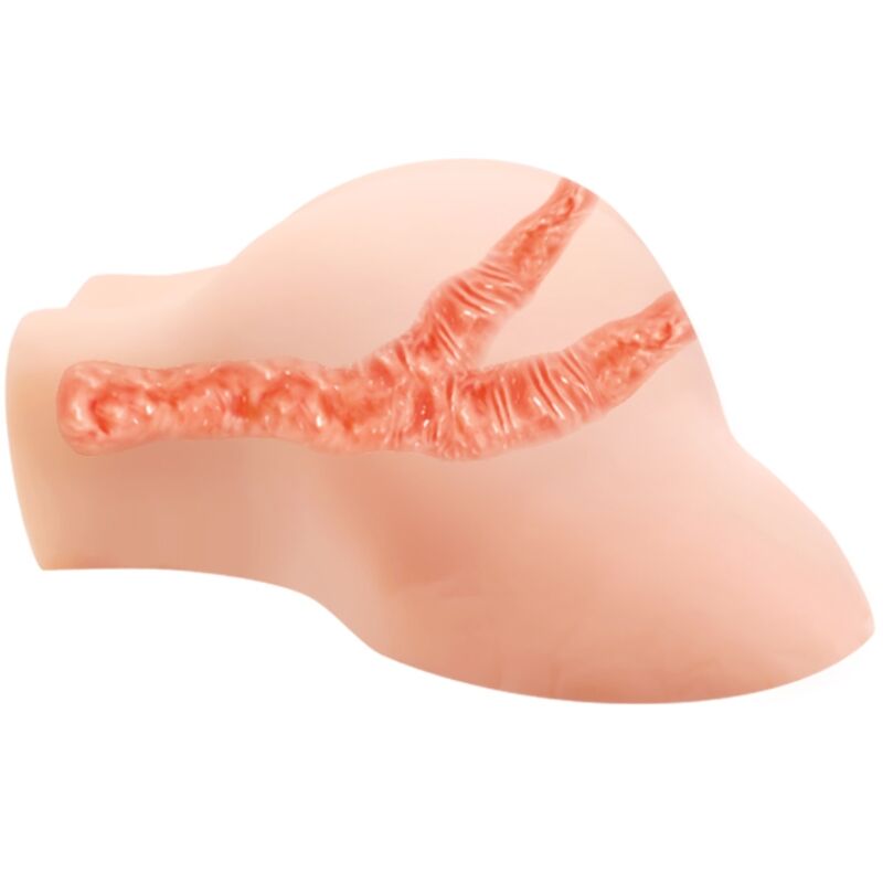 CRAZY BULL - VAGINA Y ANO CON MALLA REALISTA CON VIBRACION CRAZY BULL