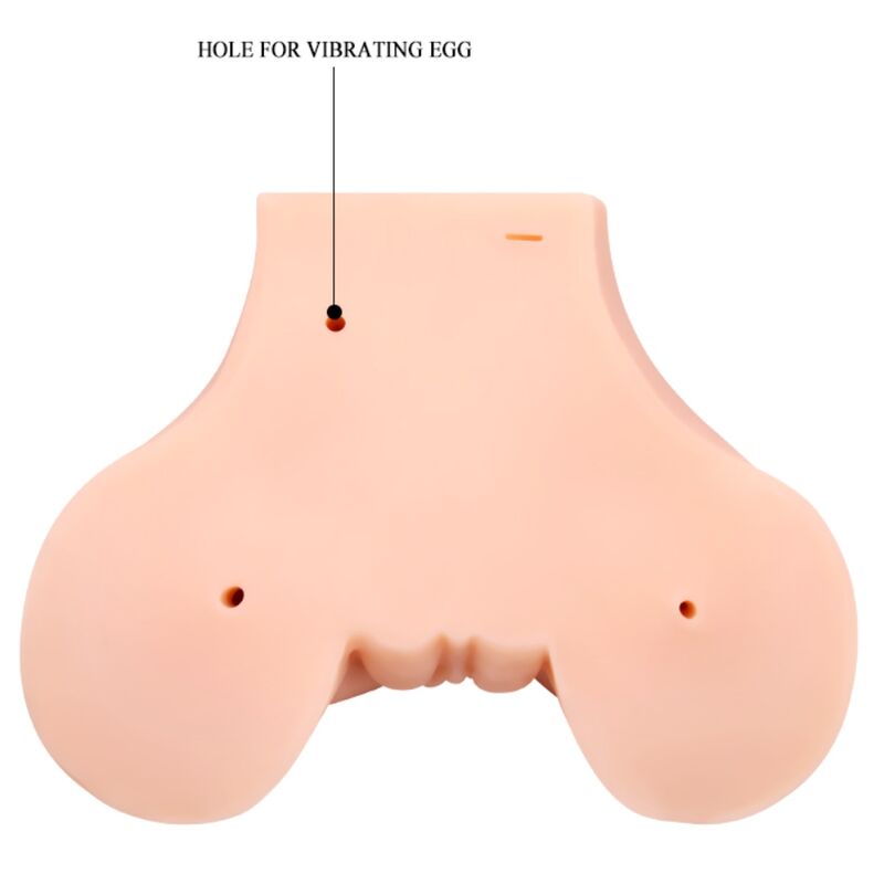 CRAZY BULL - VAGINA Y ANO CON MALLA REALISTA CON VIBRACION CRAZY BULL