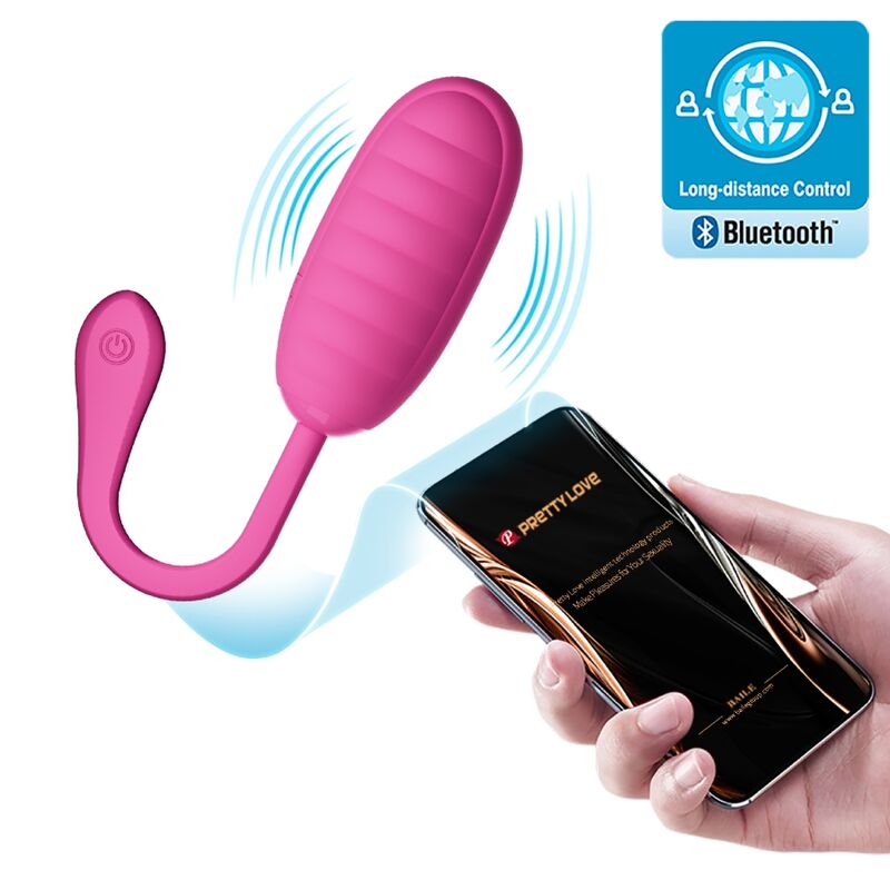 PRETTY LOVE - CATALINA HUEVO VIBRADOR RECARGABLE ROSA PRETTY LOVE SMART