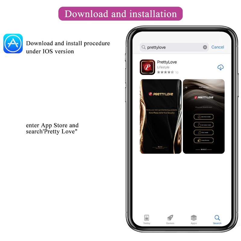 PRETTY LOVE - DOREEN HUEVO VIBRADOR RECARGABLE ROSA PRETTY LOVE SMART