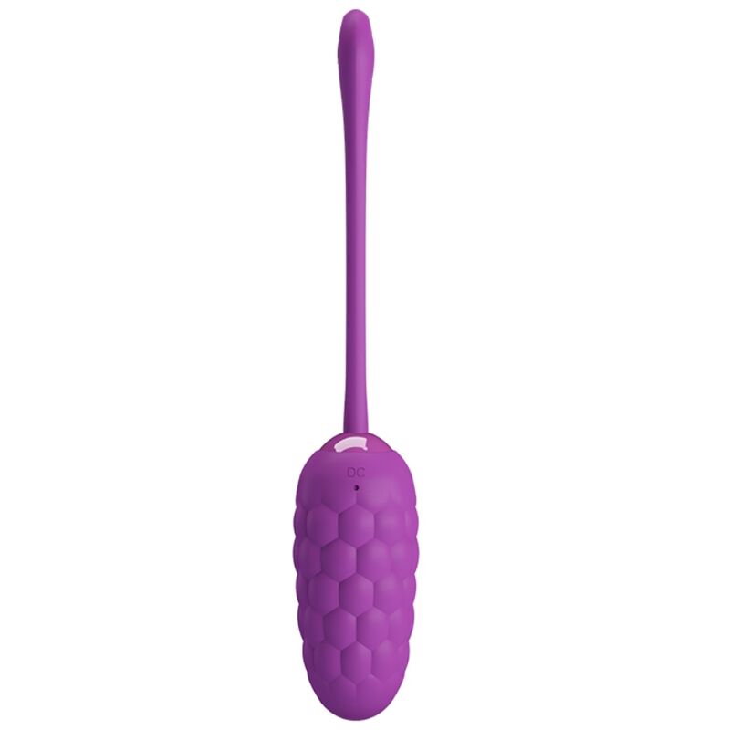 PRETTY LOVE - HUEVO VIBRADOR CON TEXTURA MARINA RECARGABLE MORADO PRETTY LOVE SMART