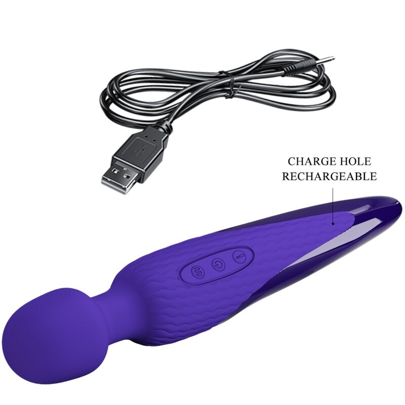 PRETTY LOVE - ANTONY YOUTH VIBRADOR WAND EFECTO CALOR VIOLETA PRETTY LOVE YOUTH