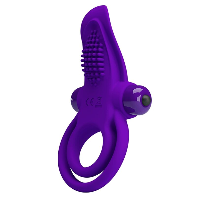 PRETTY LOVE - ANILLO VIBRADOR PARA PENE MORADO PRETTY LOVE MALE