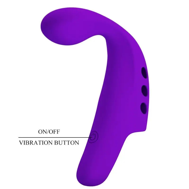 PRETTY LOVE - GORGON VIBRADOR DE DEDO RECARGABLE MORADO PRETTY LOVE SMART