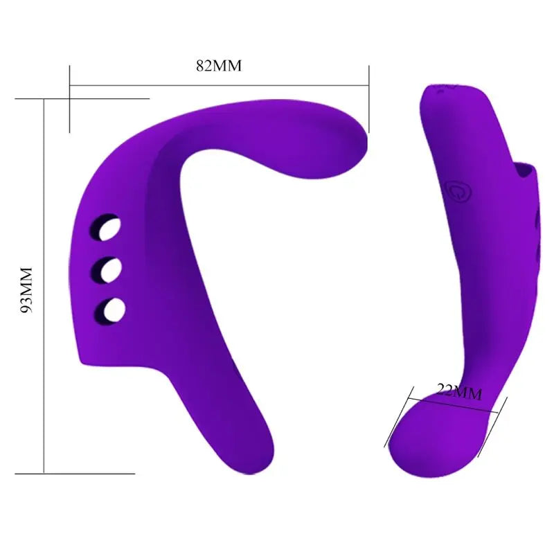 PRETTY LOVE - GORGON VIBRADOR DE DEDO RECARGABLE MORADO PRETTY LOVE SMART