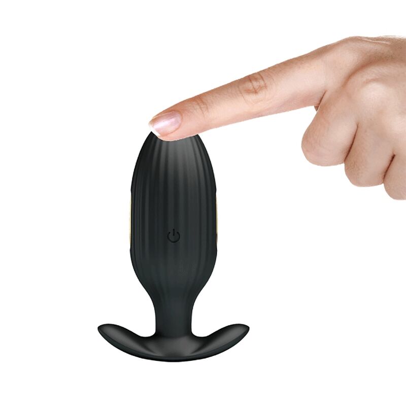 PRETTY LOVE - KELLY PLUG ANAL VIBRADOR RECARGABLE NEGRO PRETTY LOVE BOTTOM