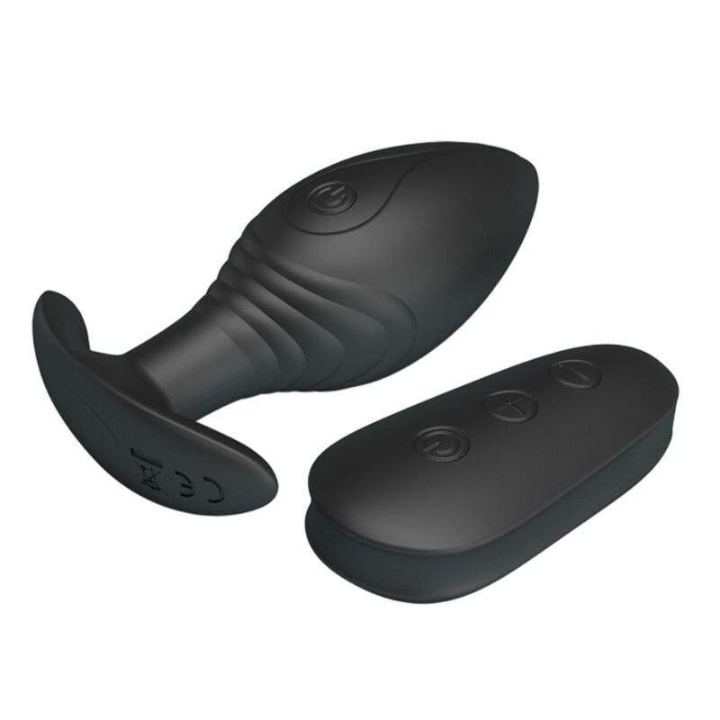 PRETTY LOVE - REGINA PLUG ANAL VIBRADOR RECARGABLE NEGRO PRETTY LOVE BOTTOM