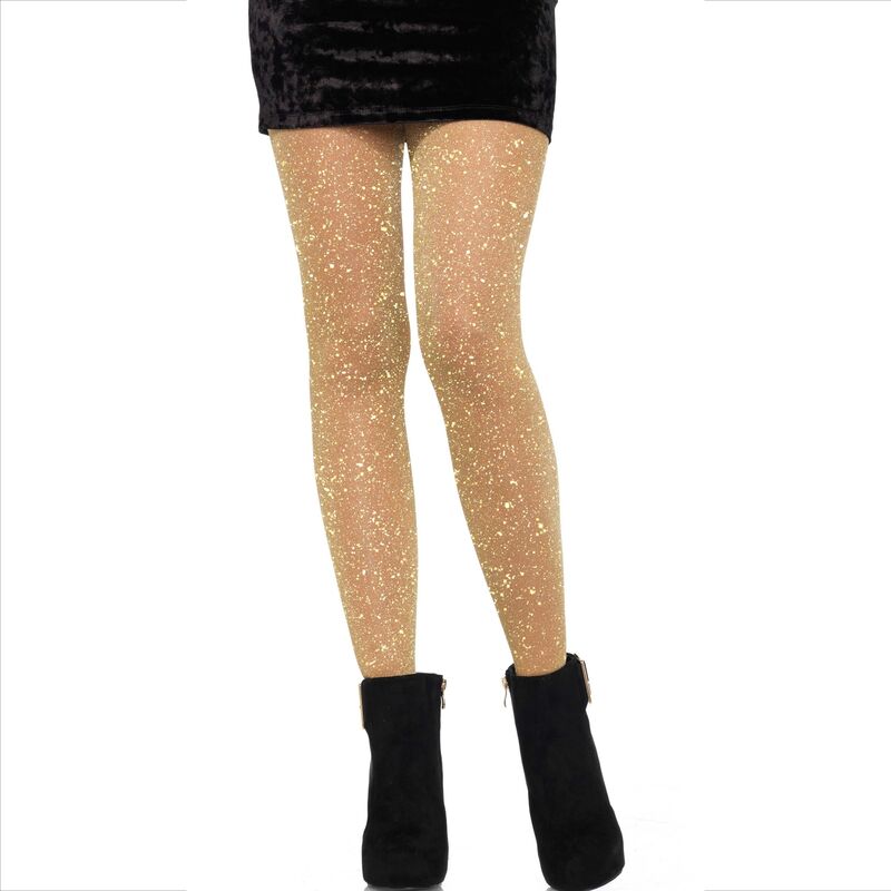 LEG AVENUE - MEDIAS TRANSPARENTES DORADAS LEG AVENUE HOSIERY