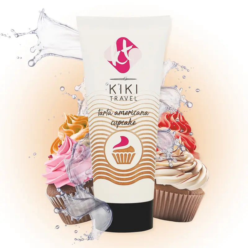 KIKÍ TRAVEL - GEL DESLIZANTE SABOR A TARTA AMERICANA CUPCAKE 50 ML KIKÍ TRAVEL