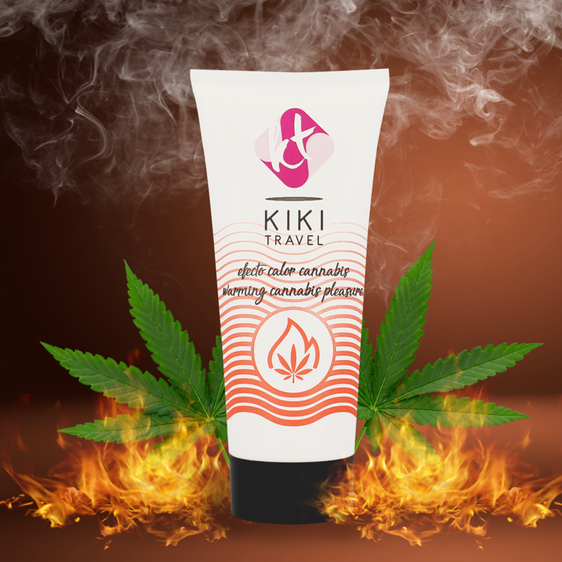 KIKÍ TRAVEL - GEL DESLIZANTE SABOR A CANNABIS EFECTO CALOR INTENSO 50 ML KIKÍ TRAVEL