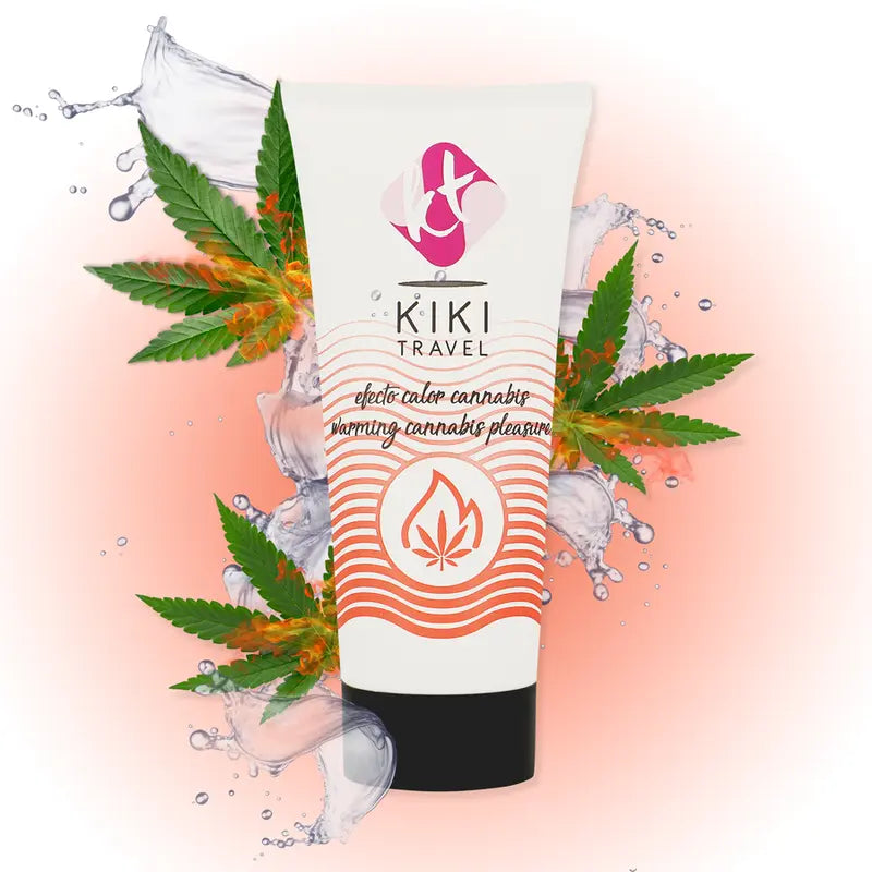 KIKÍ TRAVEL - GEL DESLIZANTE SABOR A CANNABIS EFECTO CALOR INTENSO 50 ML KIKÍ TRAVEL