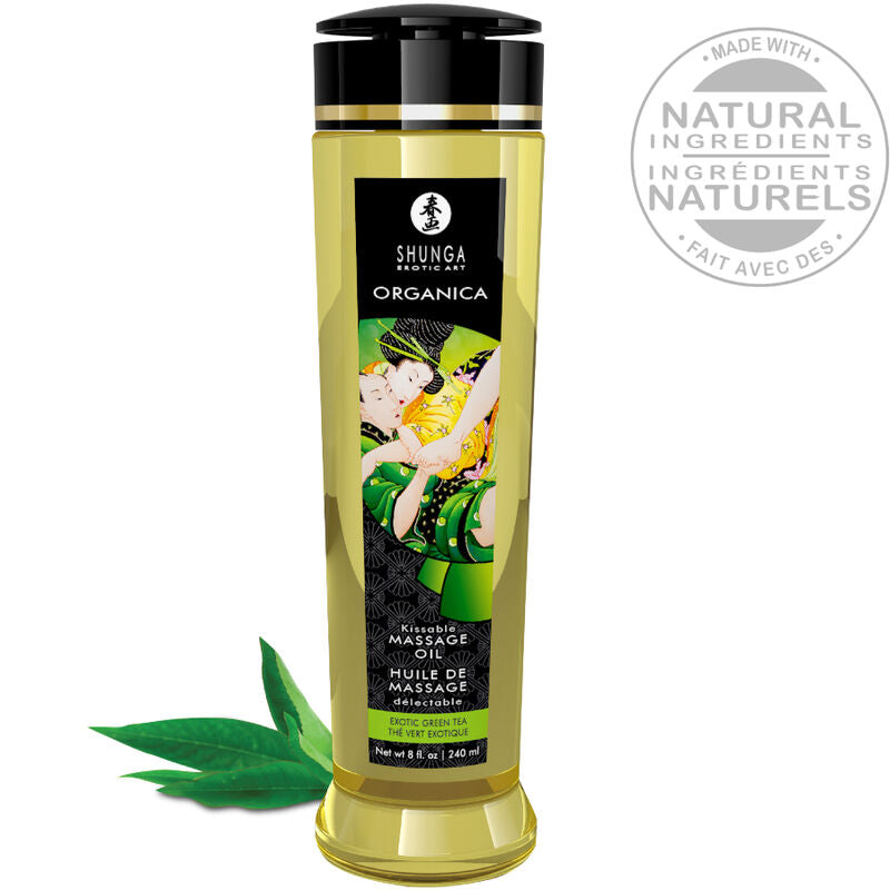 SHUNGA - ACEITE DE MASAJE ORGANICO TE VERDE 240 ML SHUNGA OILS