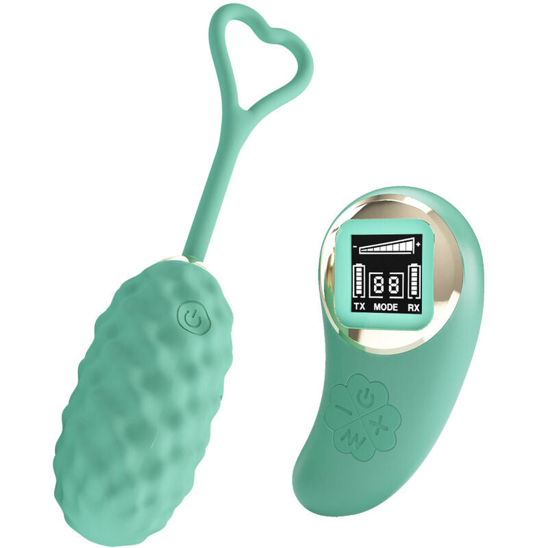 PRETTY LOVE - VIVIAN HUEVO VIBRADOR CONTROL REMOTO VERDE PRETTY LOVE LED
