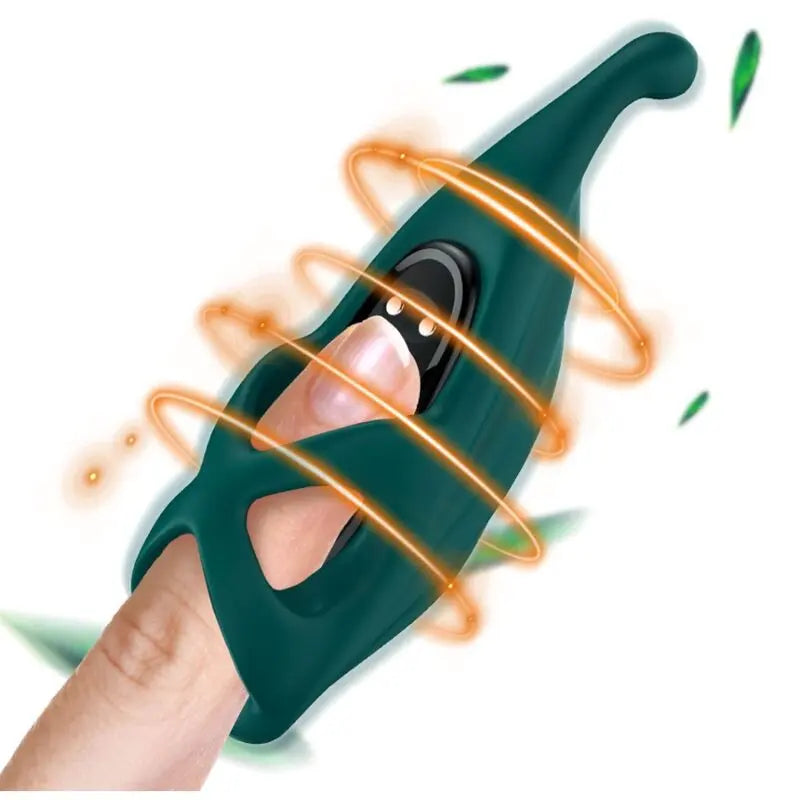 ARMONY - DEDAL ESTIMULADOR & VIBRADOR VERDE ARMONY STIMULATORS