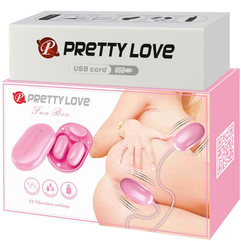 PRETTY LOVE - FUN BOX BALA VIBRADORA ROSA PRETTY LOVE FLIRTATION