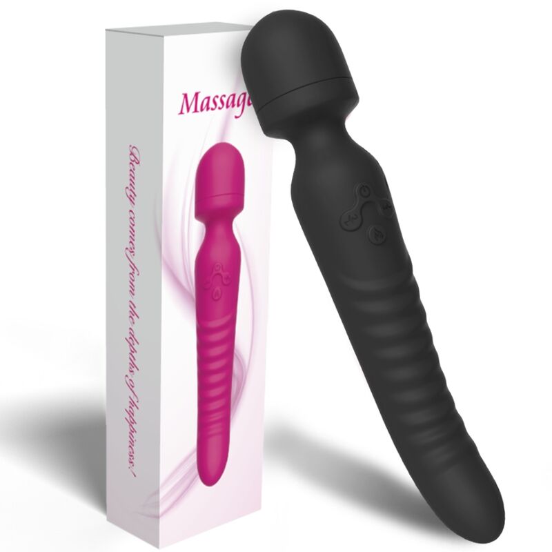 ARMONY - MISSION MASAJEADOR & VIBRADOR EFECTO CALOR NEGRO ARMONY MASSAGERS