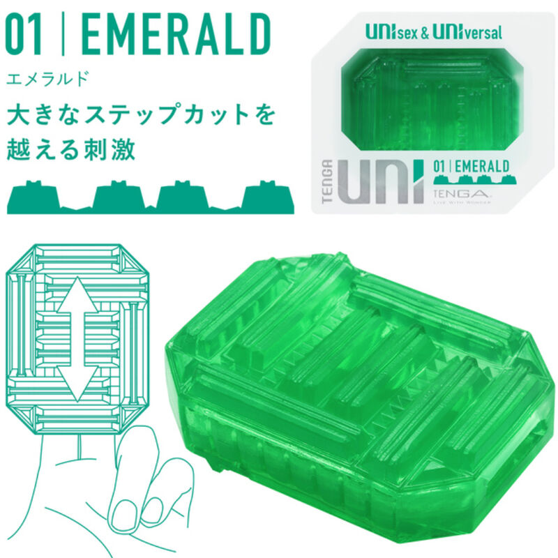 TENGA - UNI VARIETY MASTURBADOR DEDAL PACK 4 UDS TENGA