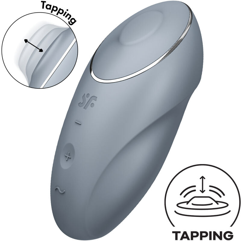 SATISFYER - TAP & CLIMAX 1 VIBRADOR LAY-ON ROJO SATISFYER LAYONS