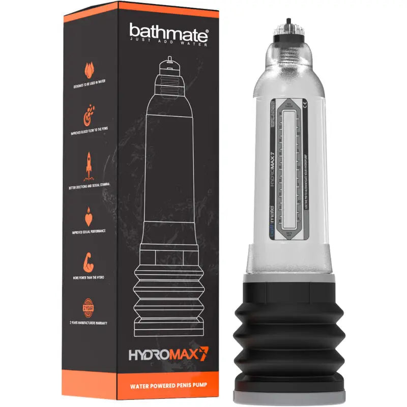 BATHMATE - HYDROMAX 7 BOMBA AUMENTO PENE TRANSPARENTE BATHMATE