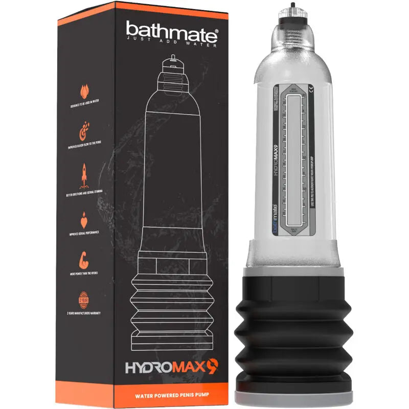BATHMATE - HYDROMAX 9 BOMBA AUMENTO PENE TRANSPARENTE BATHMATE