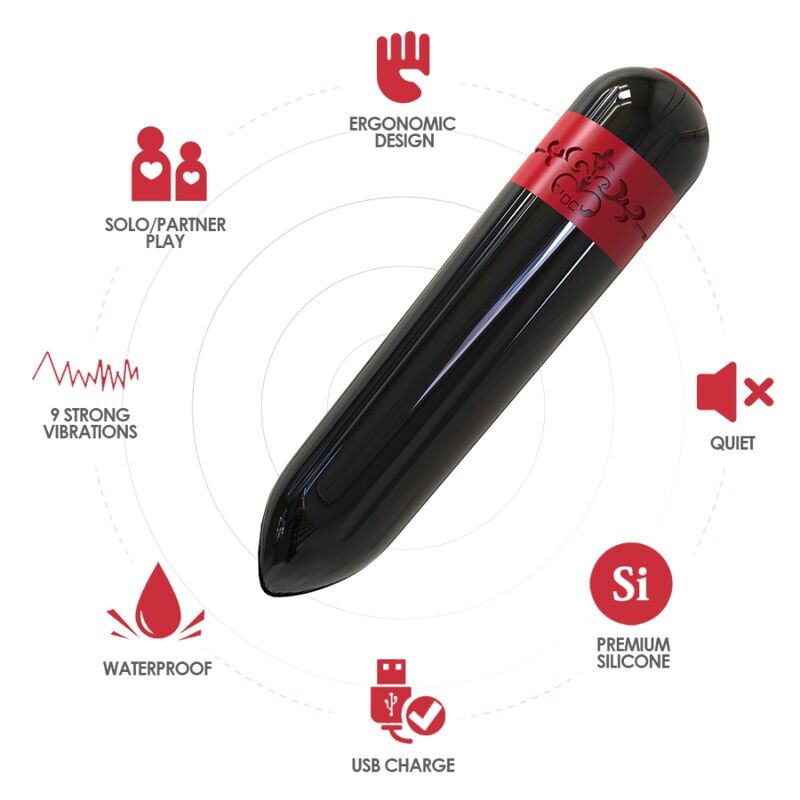 ARMONY - ROCKET BALA VIBRADORA CONTROL REMOTO NEGRO ARMONY STIMULATORS