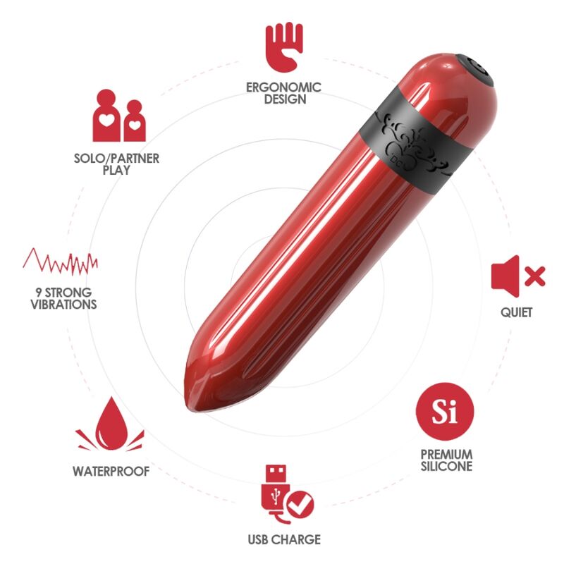 ARMONY - ROCKET BALA VIBRADORA CONTROL REMOTO FUCSIA ARMONY STIMULATORS