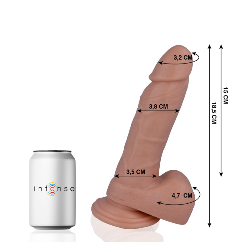 MR INTENSE - 14 PENE REALISTICO 18.5 CM -O- 3.8 CM MR. INTENSE