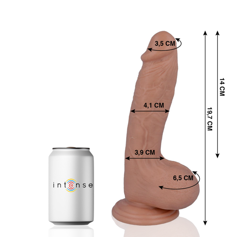 MR INTENSE - 17 PENE REALISTICO 19.7 CM -O- 4.1 CM MR. INTENSE