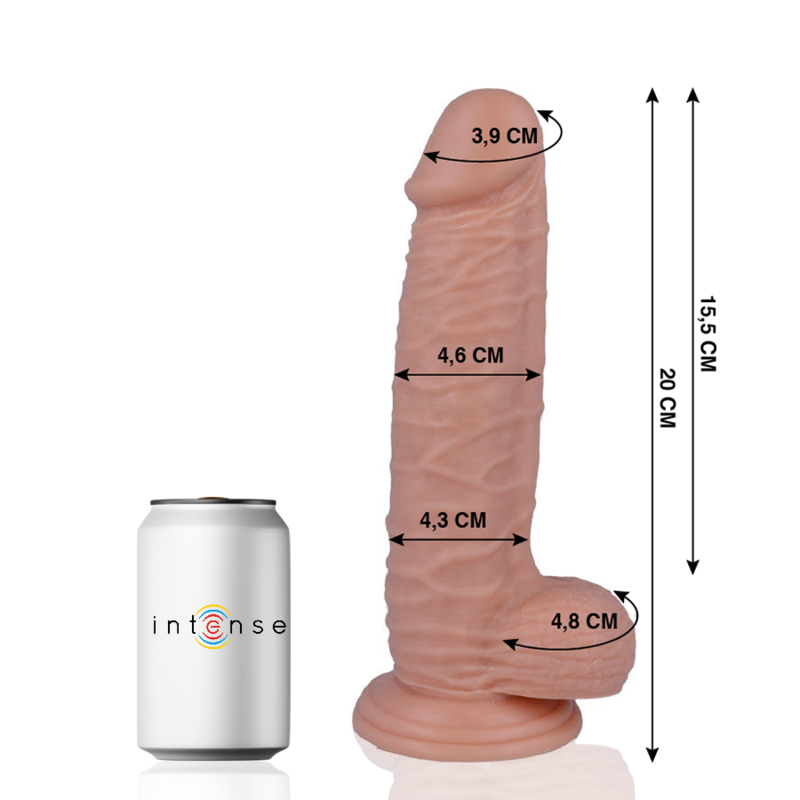 MR INTENSE - 20 PENE REALISTICO 20 CM -O- 4.6 CM MR. INTENSE