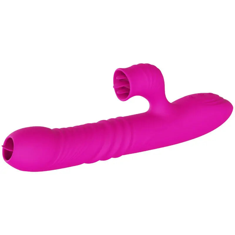 ARMONY - FANNY VIBRADOR MULTIFUNCION DOBLE LENGUA EFECTO CALOR FUCSIA ARMONY VIBRATORS