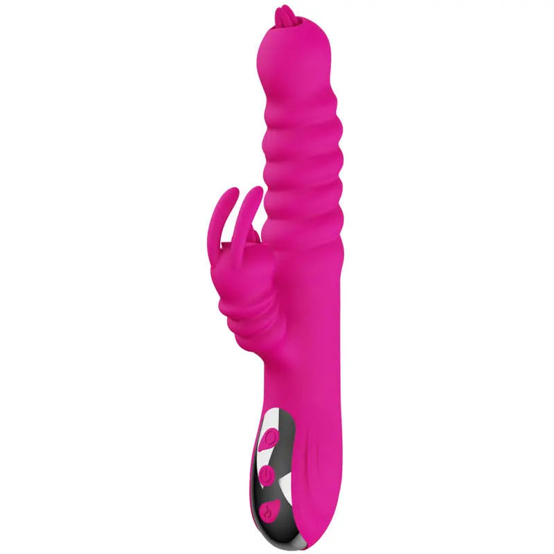 ARMONY - VIBRADOR MULTIFUNCION RABBIT DOBLE LENGUA EFECTO CALOR FUCSIA ARMONY VIBRATORS