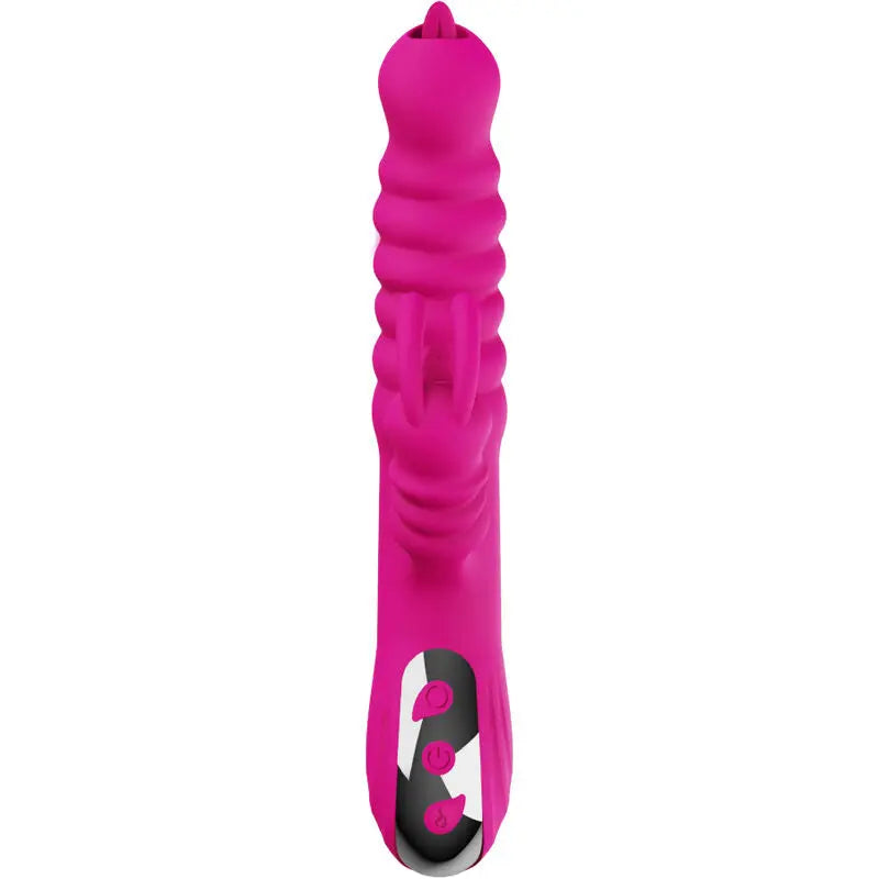 ARMONY - VIBRADOR MULTIFUNCION RABBIT DOBLE LENGUA EFECTO CALOR FUCSIA ARMONY VIBRATORS