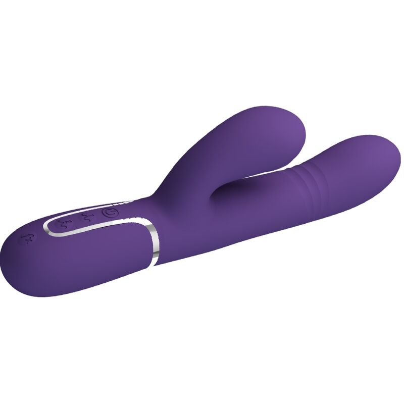 PRETTY LOVE - VIBRADOR PUNTO G MULTIFUNCIÓN MORADO PRETTY LOVE FLIRTATION