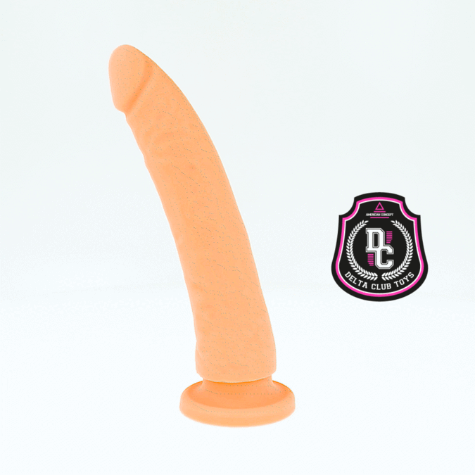 DELTA CLUB - DILDO REALISTA NATURAL SILICONA MEDICA 20 CM -O- 4 CM DELTACLUB