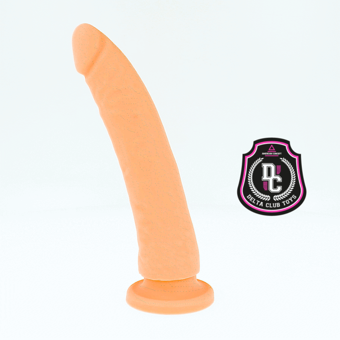 DELTA CLUB - DILDO REALISTA NATURAL SILICONA MEDICA 23 CM -O- 4.5 CM DELTACLUB