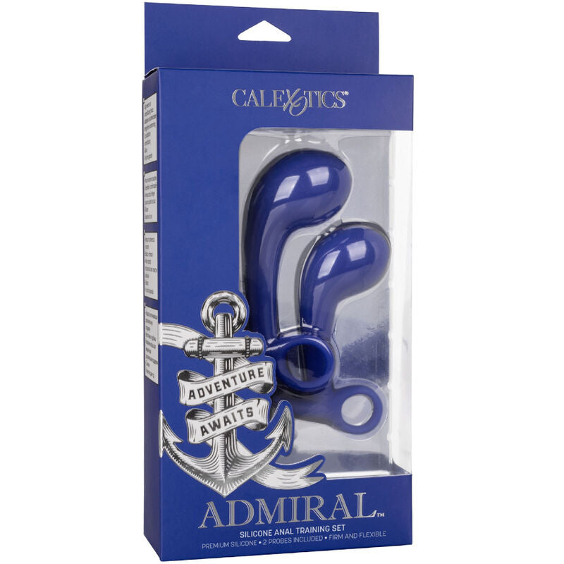 CALEXOTICS - ADMIRAL SET 2 PLUG ANAL AZUL CALEXOTICS