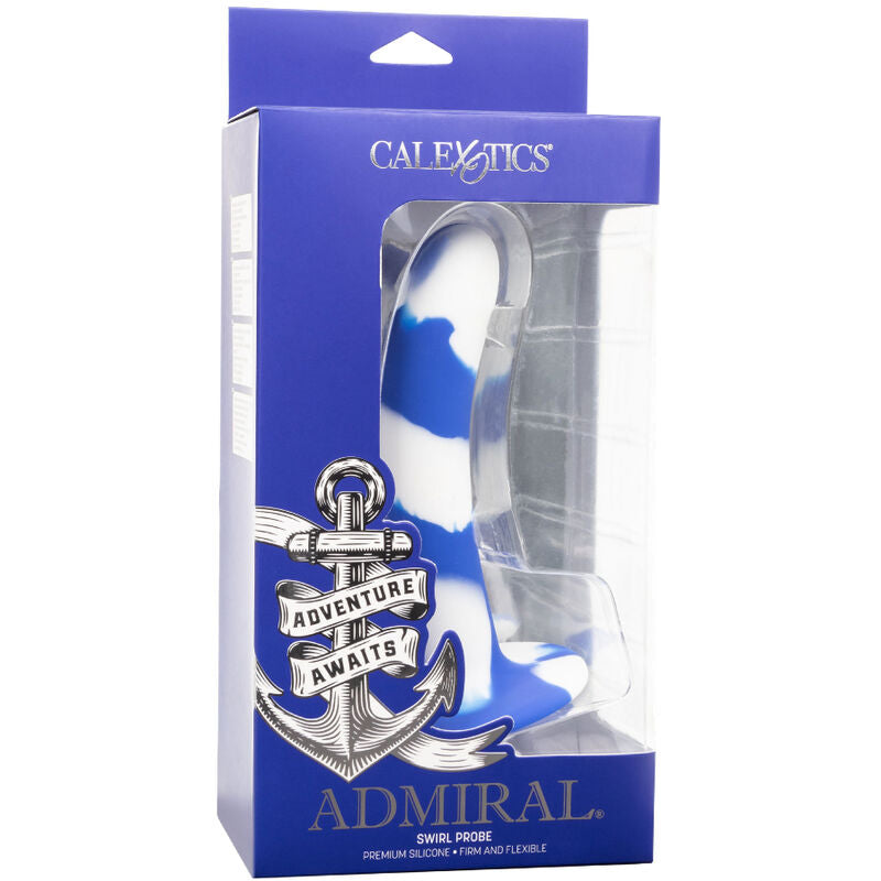 CALEXOTICS - ADMIRAL SWIRL DILDO FLEXIBLE CALEXOTICS