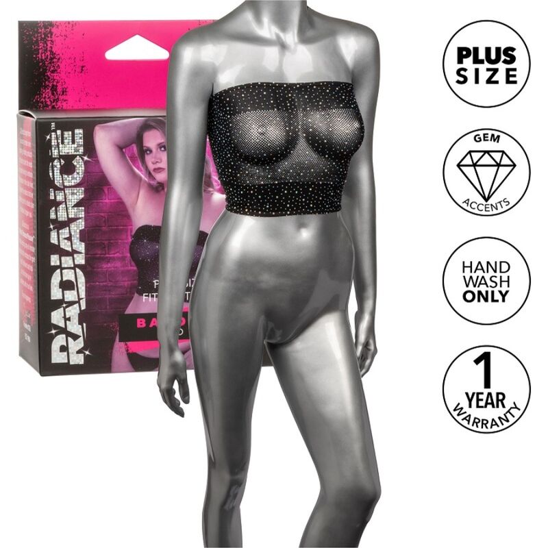 CALEXOTICS - RADIANCE TOP BANDEAU PEDRERÍA TALLA GRANDE CALEXOTICS