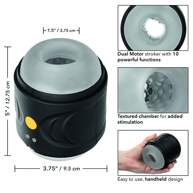 CALEXOTICS - BOUNDLESS MASTURBADOR DOBLE MOTOR CALEXOTICS