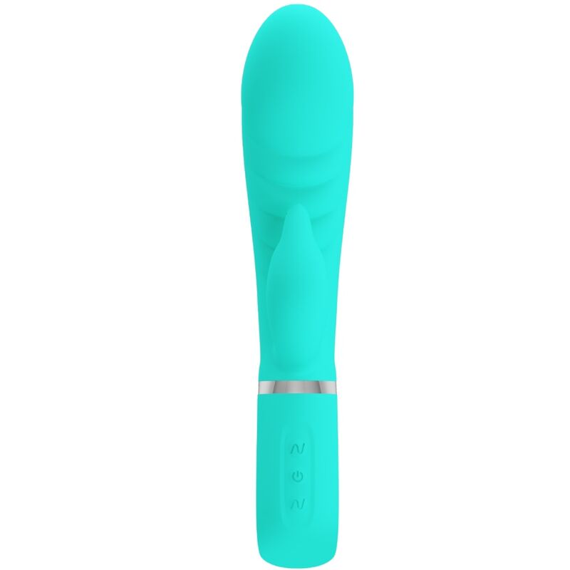 PRETTY LOVE - PRESCOTT VIBRADOR PUNTO G MULTIFUNCIÓN VERDE AGUA PRETTY LOVE FLIRTATION