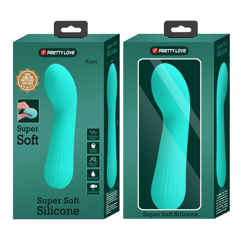 PRETTY LOVE - FAUN VIBRADOR RECARGABLE VERDE AGUA PRETTY LOVE SMART