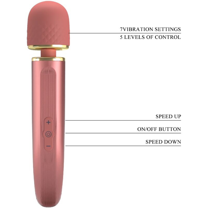 PRETTY LOVE - MASAJEADOR 7 MODOS VIBRACION ROSA PRETTY LOVE SMART