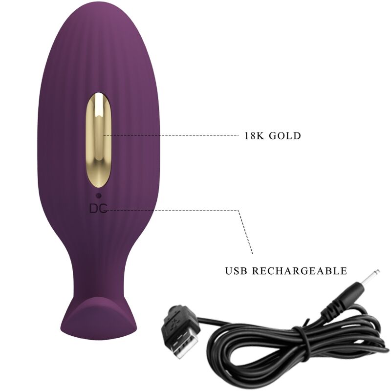PRETTY LOVE - JEFFERSON PLUG ANAL CONTROLADO POR APP LILA PRETTY LOVE BOTTOM
