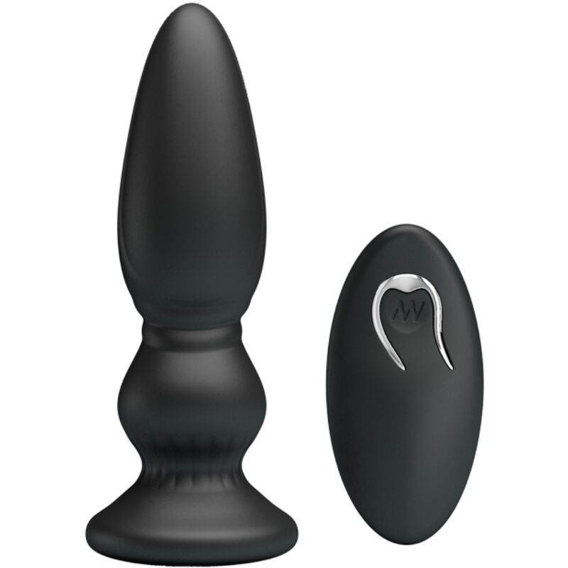 MR PLAY - VIBRADOR POTENTE CONTROL REMOTO ANAL PLUG NEGRO MR PLAY