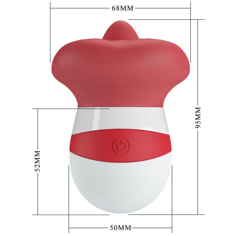 PRETTY LOVE - MINA ESTIMULADOR LENGUA ROJO CLARO PRETTY LOVE FLIRTATION