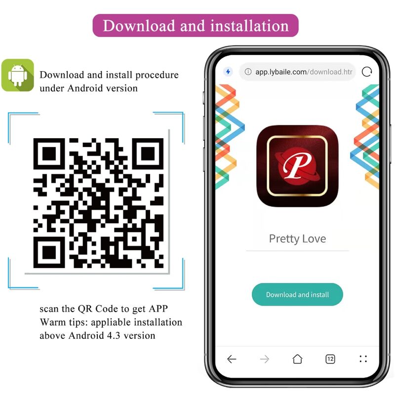 PRETTY LOVE - AUGUST VIBRADOR DOBLE PLACER APP REMOTE PRETTY LOVE C-TYPE