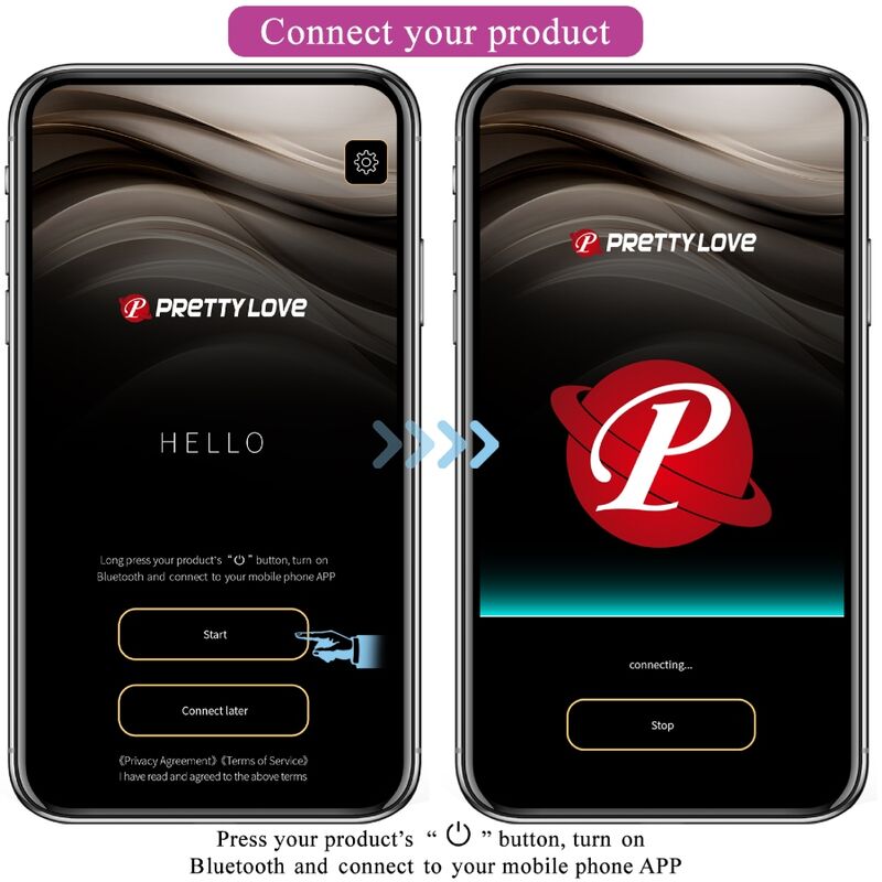 PRETTY LOVE - AUGUST VIBRADOR DOBLE PLACER APP REMOTE PRETTY LOVE C-TYPE
