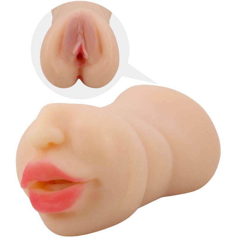 CRAZY BULL - ZOEY MASTUBADOR EN FORMA DE VAGINA DOBLE ENTRADA CRAZY BULL