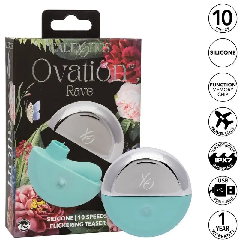 CALEXOTICS - OVATION RAVE ESTIMULADOR VERDE AGUA CALEXOTICS