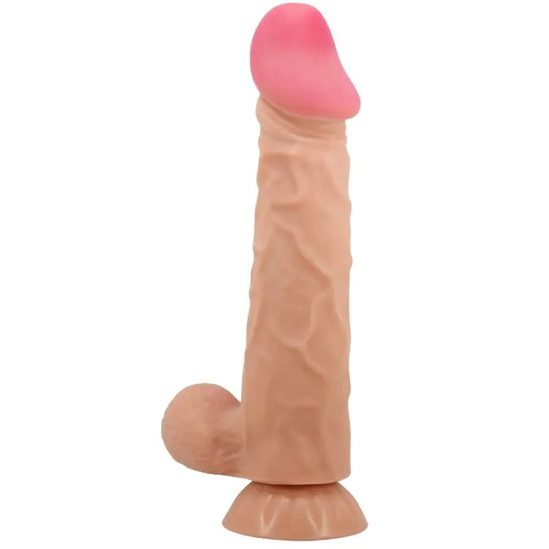 PRETTY LOVE - SLIDING SKIN SERIES DILDO REALÍSTICO CON VENTOSA PIEL DESLIZANTE 24 CM PRETTY LOVE HIGH GRADE